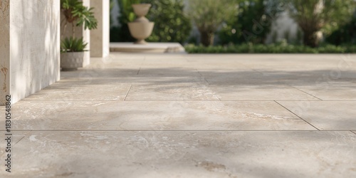 Fototapeta Naklejka Na Ścianę i Meble -  Lake dock with boat used as a functional marina for small watercraft, emphasizing maintenance and safety practices