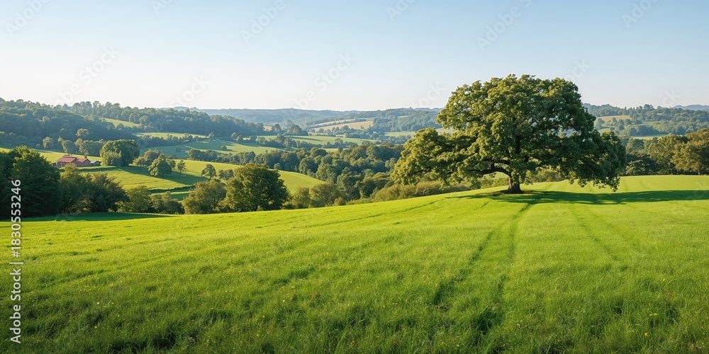 Fototapeta premium Blue watercolor abstract stain on white paper with painted splash background used as background for text and layout