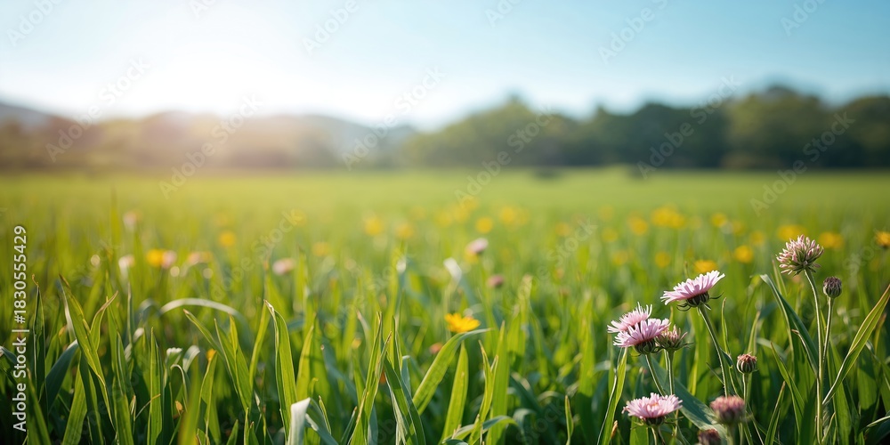 Obraz premium Gardening cucumbers on a narrow yard strip, emphasizing space-efficient cultivation