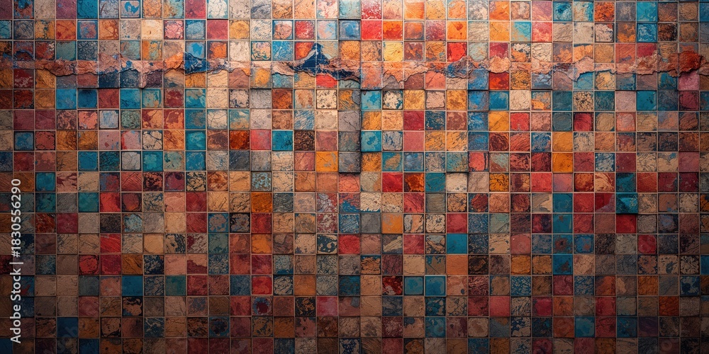 Fototapeta premium White cat with blue eyes playing with tulle curtain, emphasizing playful interaction