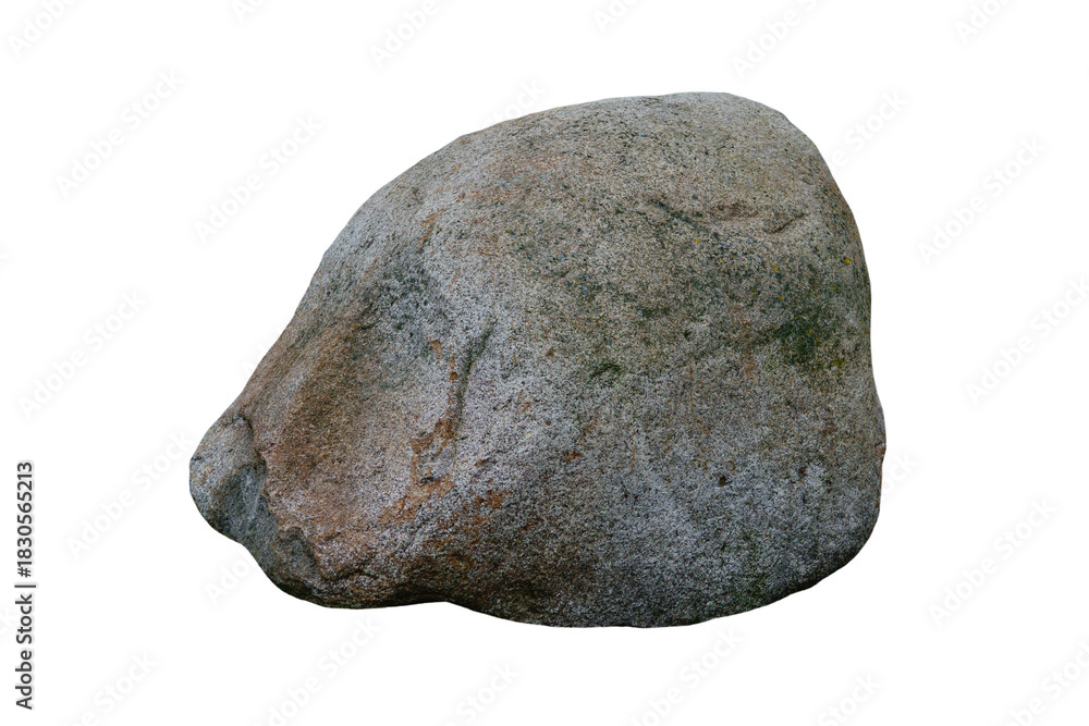 Obraz premium stone isolated on white background