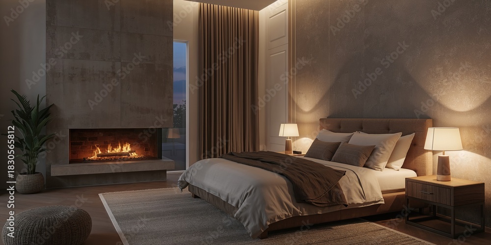 Fototapeta premium Spacious walk-in closet and shower area in a bright bathroom, emphasizing organization and natural light