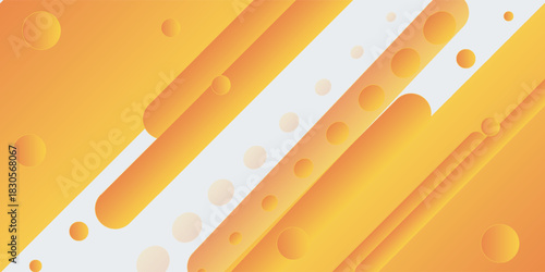 white background with orange diagonal vectotor lines. eps10