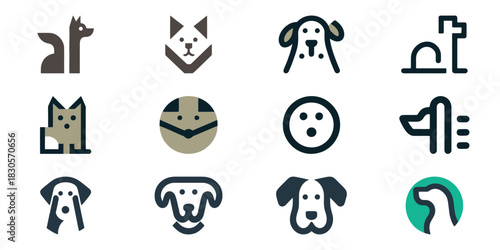 Creative Animal Logo Design Vector Set Collection
