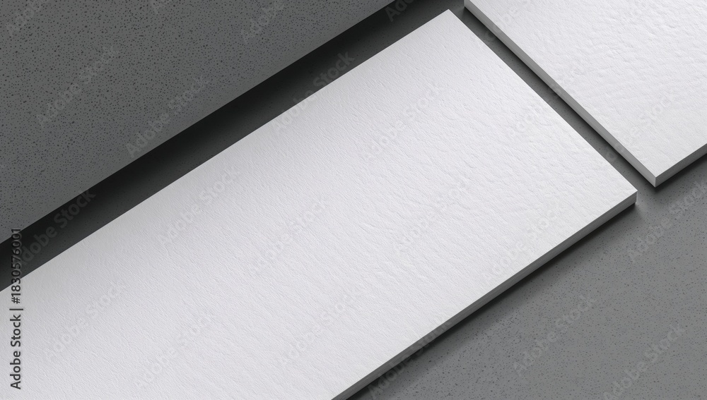 Fototapeta premium Textured business card mockup, suitable for professional presentation and branding