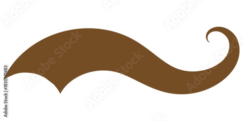 Vector swirl lines. Swash and flourish underlines. Hand drawn swish and swooshes. Calligraphic elegant vintage curved squiggles. Doodle fancy dividers on white background. Sport logo typography vector