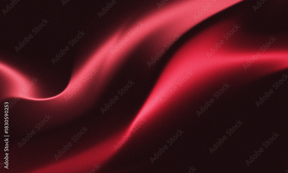 Obraz premium Vibrant red orange abstract liquid background, dark grainy energetic flow noise texture banner design