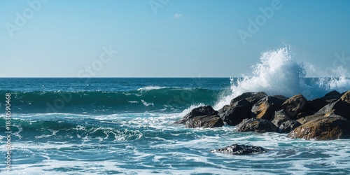 Fototapeta Naklejka Na Ścianę i Meble -  Close-up of a hand typing on a laptop keyboard on a desk, emphasizing work efficiency, World Literacy Day