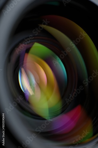camera lens close up