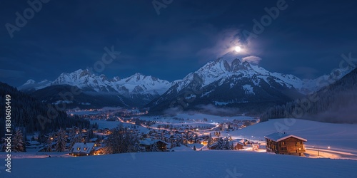 Large vehicle tire tracks on snowy winter ground, emphasizing natural texture and winter landscape, Earth Day