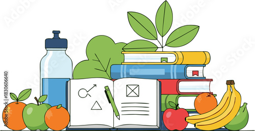 Healthy Lifestyle Choices Balancing Nutrition, Education, and Well-being