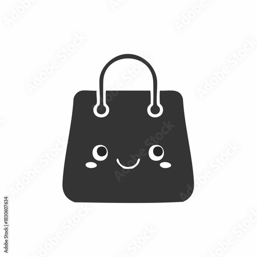 Cute Shopping Bag Cartoon Character