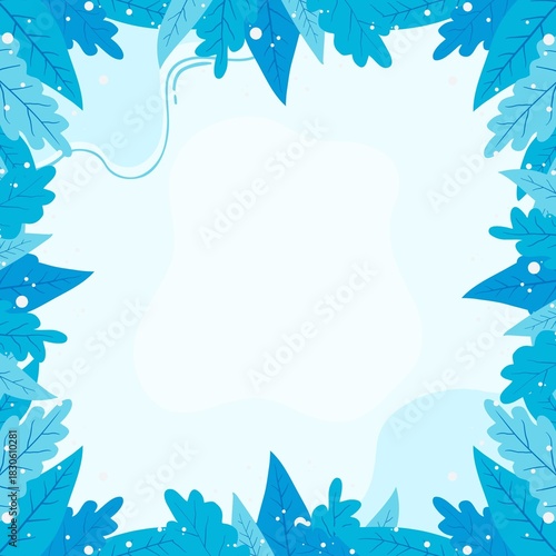 blue winter background