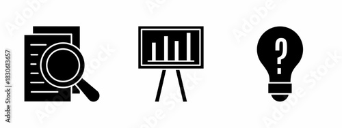 Assesment icon set. Vector symbol. Illustration of Assesment. Assesment. Vector illustration. Stock vector.