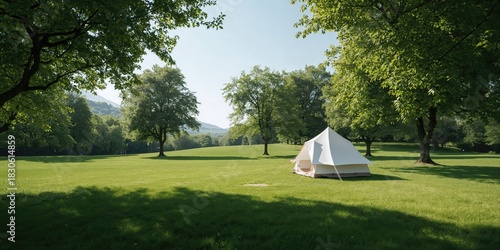 Fototapeta Naklejka Na Ścianę i Meble -  Urban street lamp amidst cluttered cityscape, focused on maintenance and safety during night hours