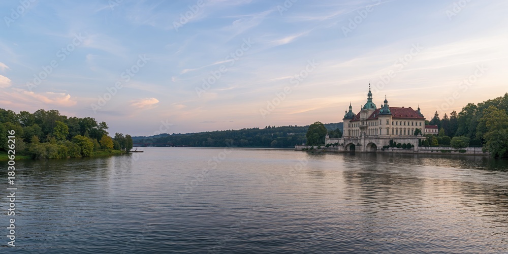Naklejka premium Happy man in fashionable clothes shopping online with laptop and credit card, sitting on a couch, reflecting consumer convenience