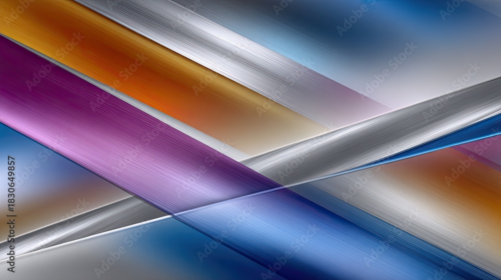 Obraz premium Abstract Colorful Diagonal Lines Background Design