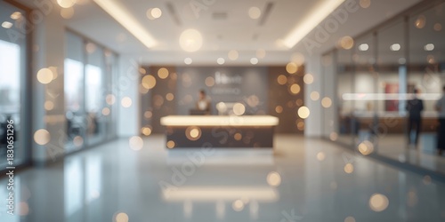 Blurred office environment ...