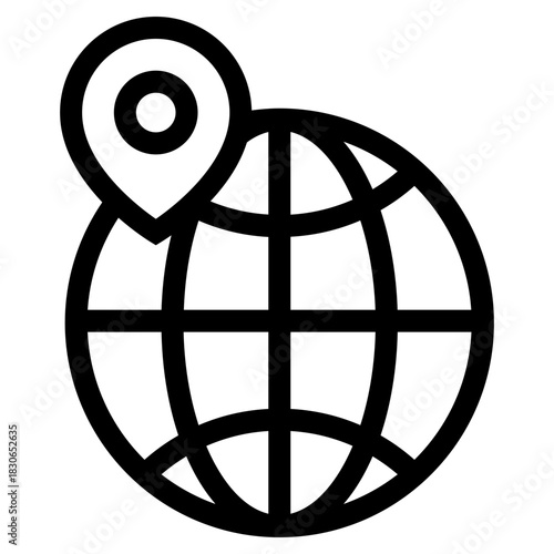 world location pin icon