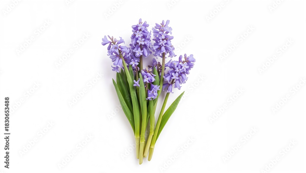 Obraz premium Bluebell flowers arranged in a cluster for floral display, suitable for decorative backgrounds