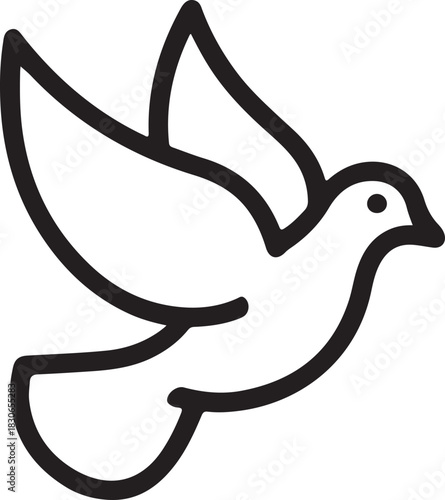 Banana peel outline vector illustration isolated on black background for food waste concepts