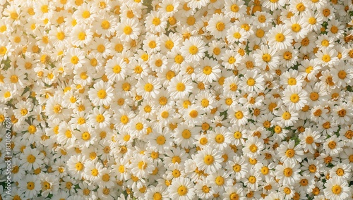 White daisies carpet for fl...