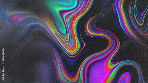 Wallpaper Mural Abstract colorful swirling patterns on a dark background creating a vibrant visual effect. Torontodigital.ca