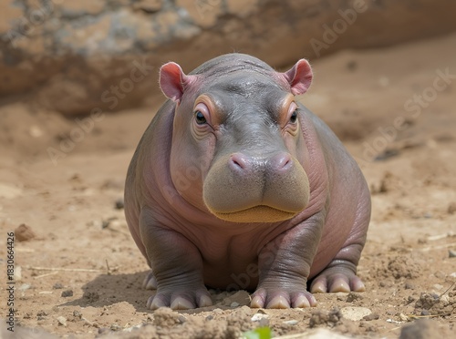 baby hippo
