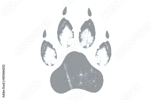 animal paw print vector illustrations