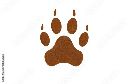 animal paw print vector illustrations