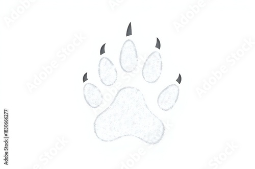 animal paw print vector illustrations