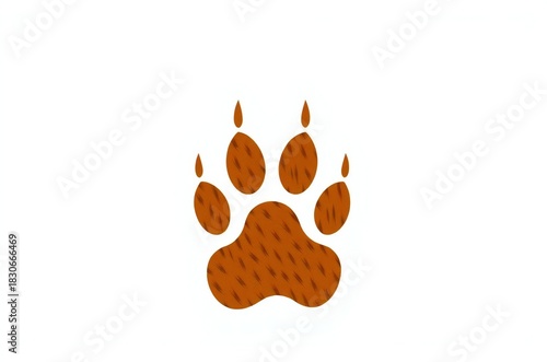 animal paw print vector illustrations