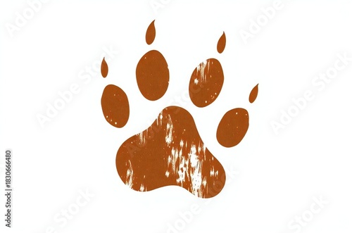 animal paw print vector illustrations