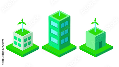 Sustainable Buildings with Wind Turbines