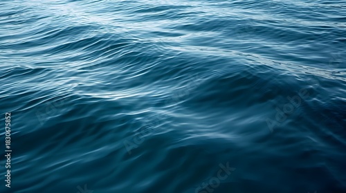 Fototapeta Naklejka Na Ścianę i Meble -  Generative AI- blue water surface