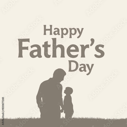 happy father day celebrate vector illustration 