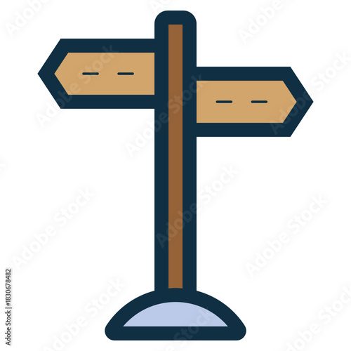 directional sign icon