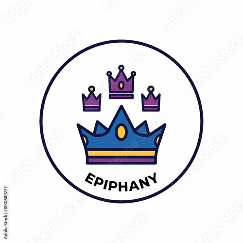 Three Crowns Symbolizing Epiphany and Royalty.