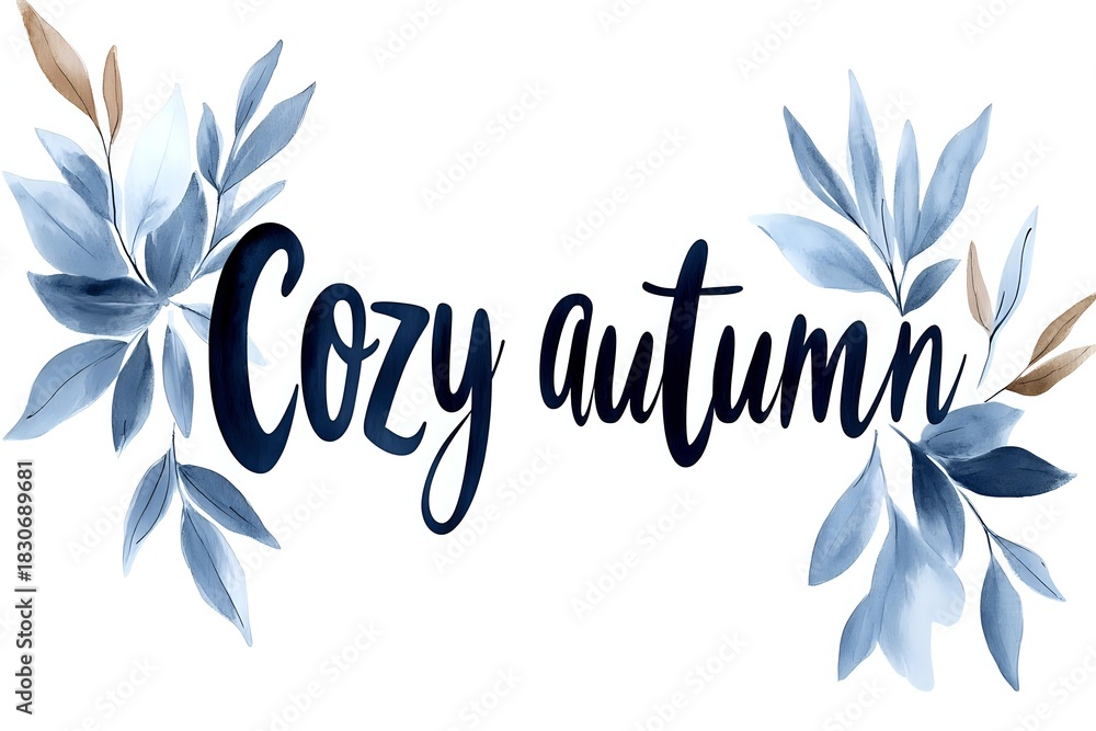 Obraz premium Elegant watercolor lettering 