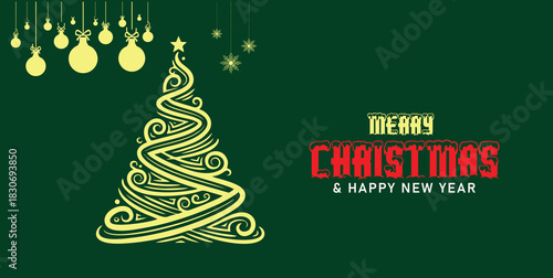 merry christmas 2026 q holiday design element this simple design shows the shape in a clean and easy style for holiday artwork and seasonal use with a soft look