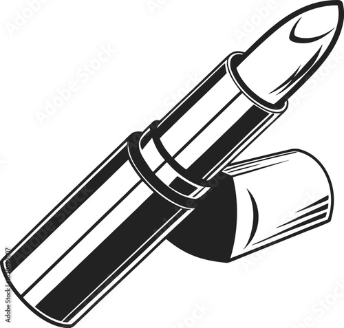 lipstick on a white background