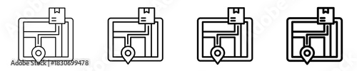 Router  Icon Set Different Style Collection
