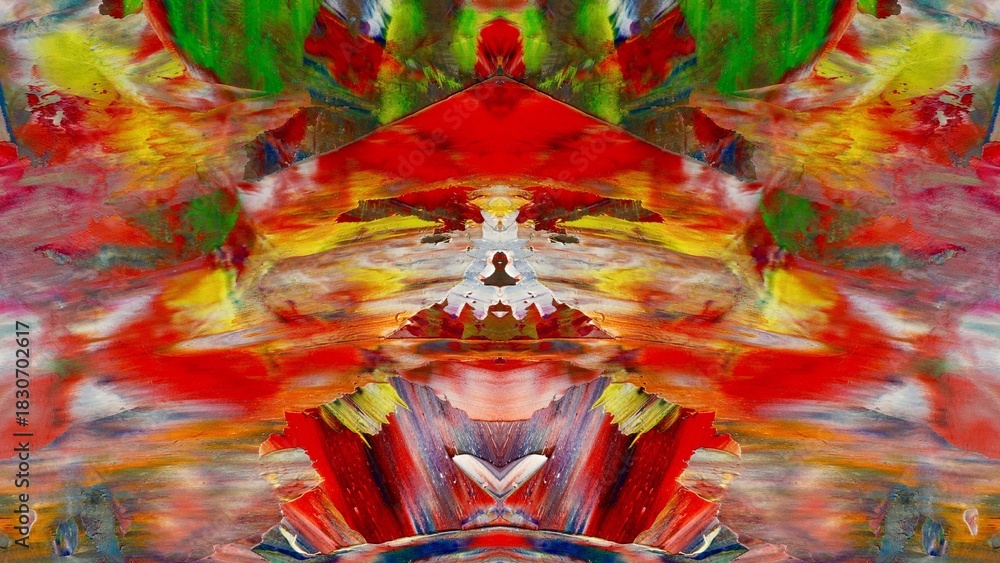 Fototapeta premium Abstract art background . Hand painting artwork on canvas .