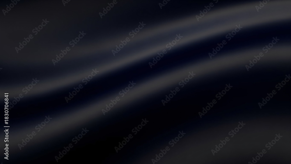 Fototapeta premium Abstract Black Wavy Fabric Background
