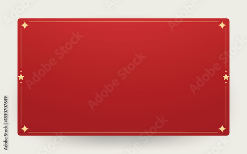 Christmas label. Festive Christmas text box vector. Perfect for seasonal messages or text and greetings.