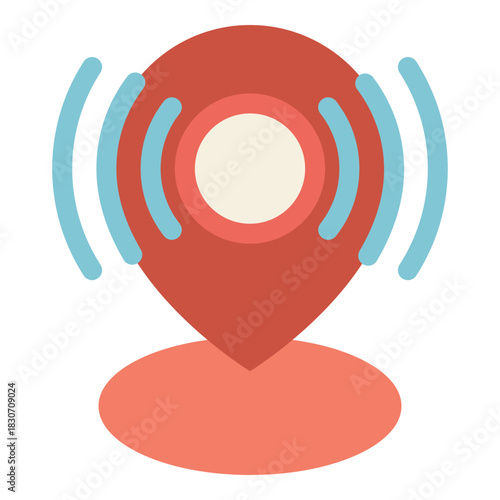 live location flat icon