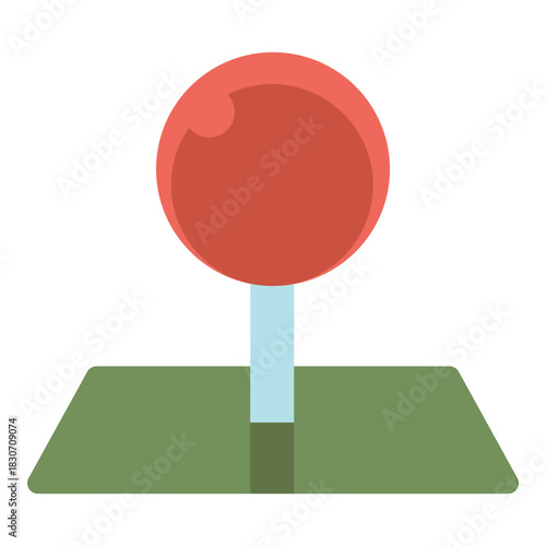 location pin marker with map flat icon