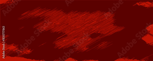 Artistic hand painted multi layered red background