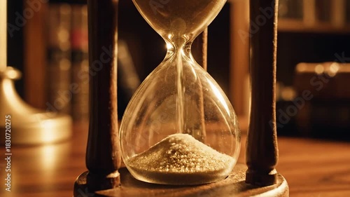 Hourglass Time Lapse: Capturing The Essence And Passage Of Time In A Classic Manner