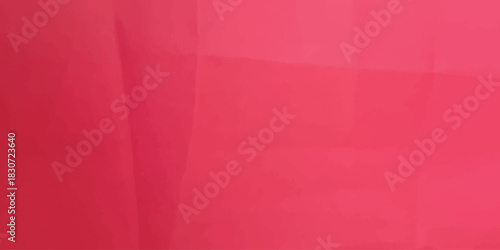 Red folded paper texture vector background with smooth subtle gradients for modern graphic design